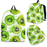 Watercolor Kiwi Pattern Backpack