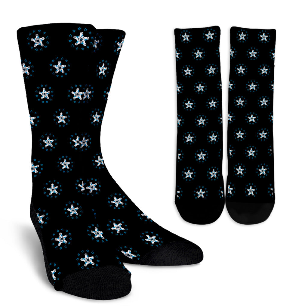 Blue Star Socks