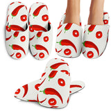 Chili Pattern Slippers