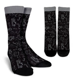Grey Open Road Girl Socks