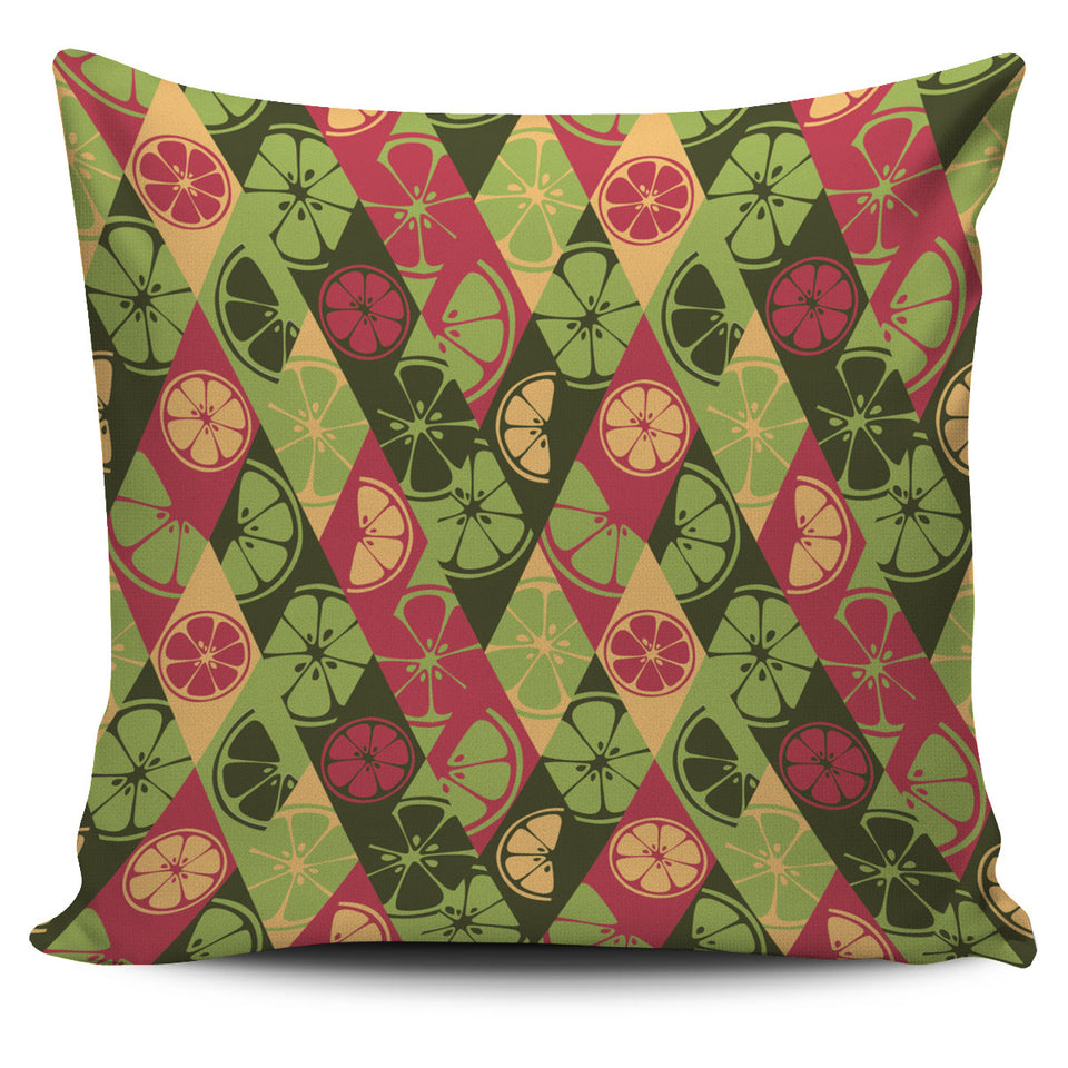 Cool Geometric Lime Pattern Pillow Cover