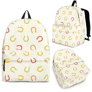 Horseshoes Pattern Print Design 02 Backpack