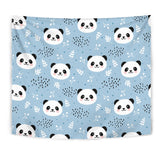 Cute Panda Pattern Wall Tapestry