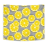 Slice Of Lemon Design Pattern Wall Tapestry