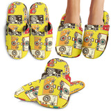 Camera Pattern Print Design 02 Slippers
