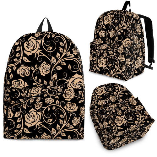 Rose Pattern Print Design 04 Backpack