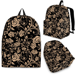 Rose Pattern Print Design 04 Backpack