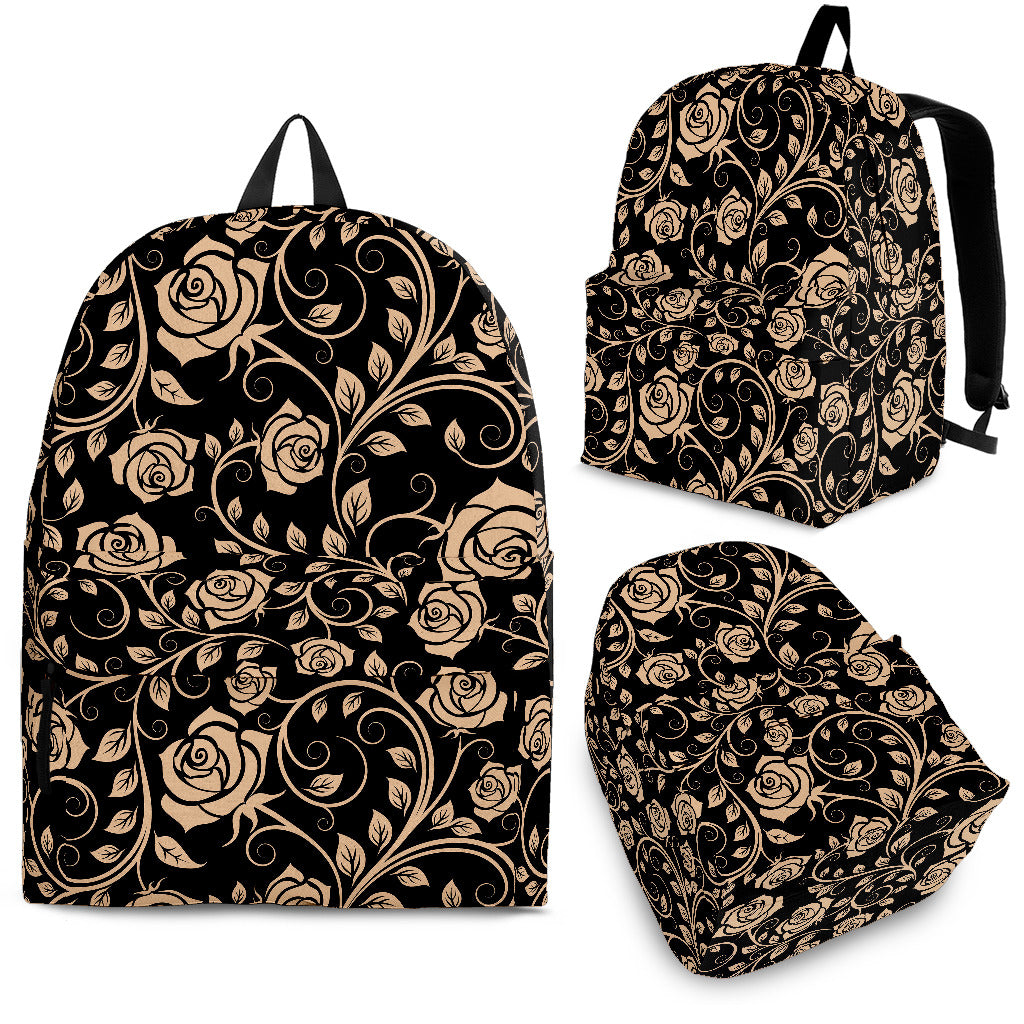 Rose Pattern Print Design 04 Backpack