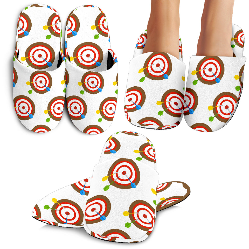 Darts Pattern Print Design 04 Slippers