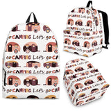 Camper Van Pattern Print Design 01 Backpack