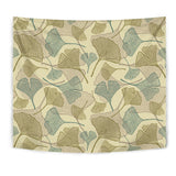 Ginkgo Leaves Design Pattern Wall Tapestry