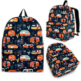 Camper Van Pattern Print Design 05 Backpack
