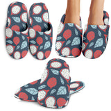Dragon Fruits Dark Blue Background Slippers