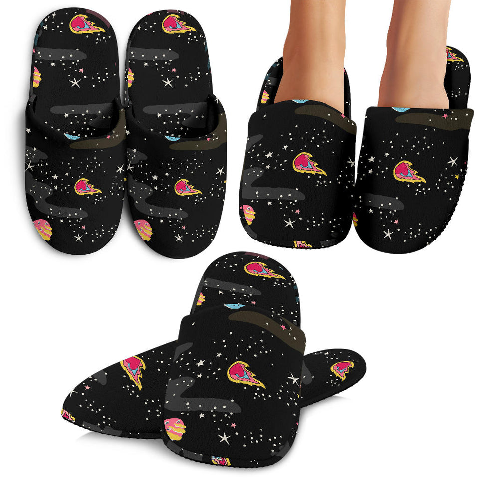 Space Pattern Slippers