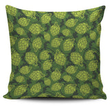 Hop Pattern Hop Cone Background Pillow Cover