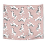 Cute Zebra Pattern Wall Tapestry