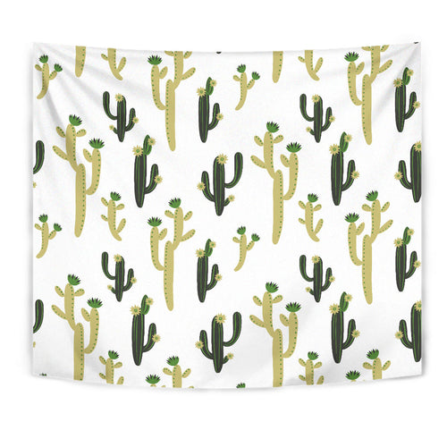 Cute Cactus Pattern Wall Tapestry