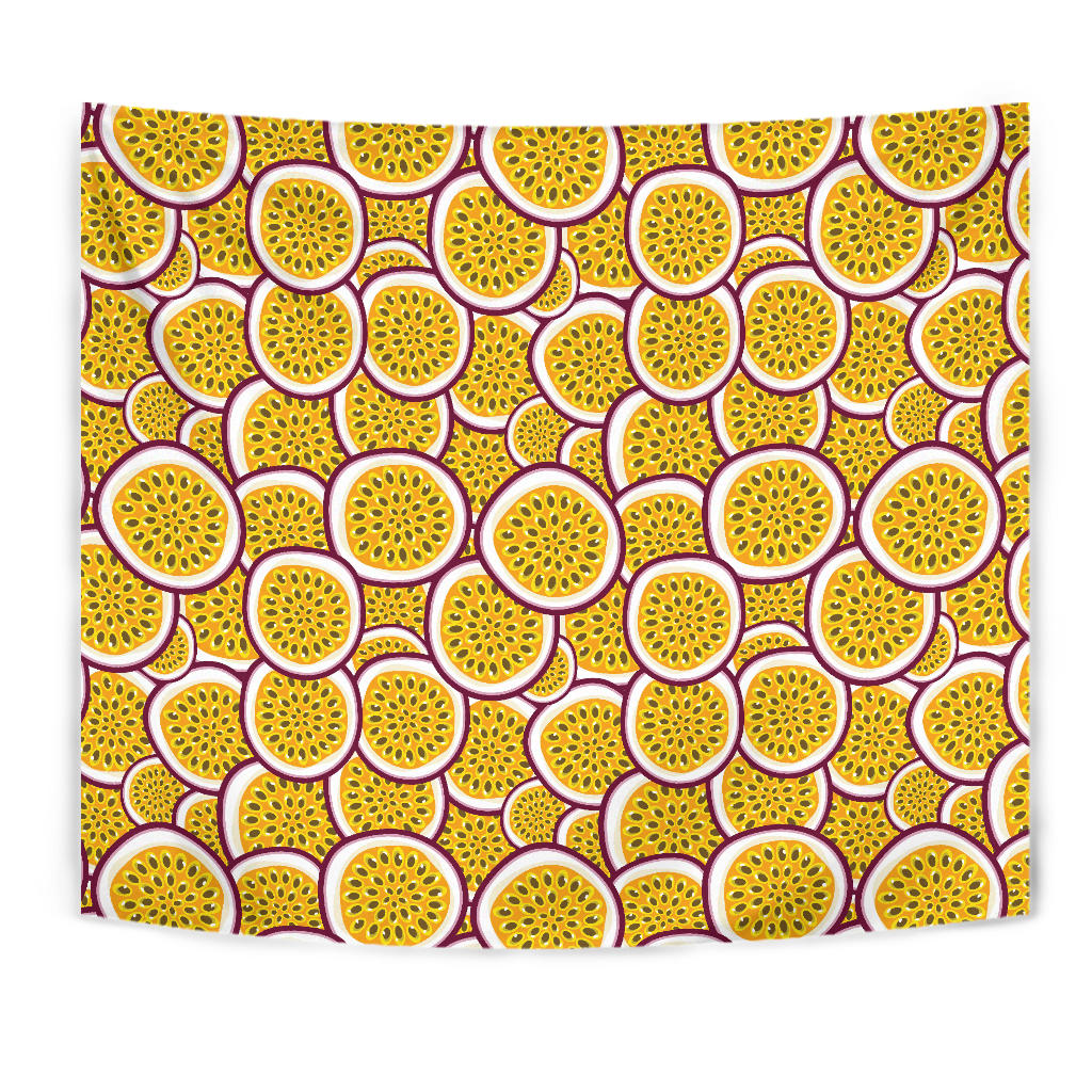 Passion Fruits Slice Pattern Wall Tapestry