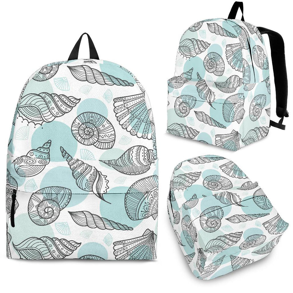 Shell Polynesian Tribal  Backpack
