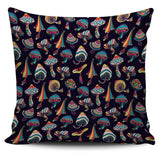 Colorful Mushroom Pattern Pillow Cover