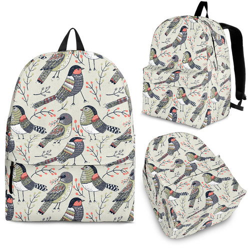 Pigeon Pattern Print Design 04 Backpack
