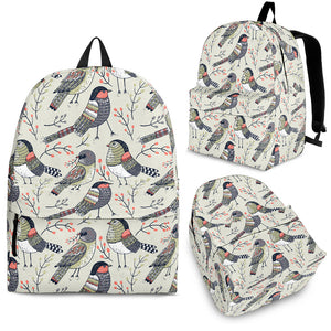 Pigeon Pattern Print Design 04 Backpack