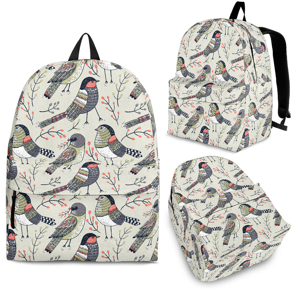 Pigeon Pattern Print Design 04 Backpack