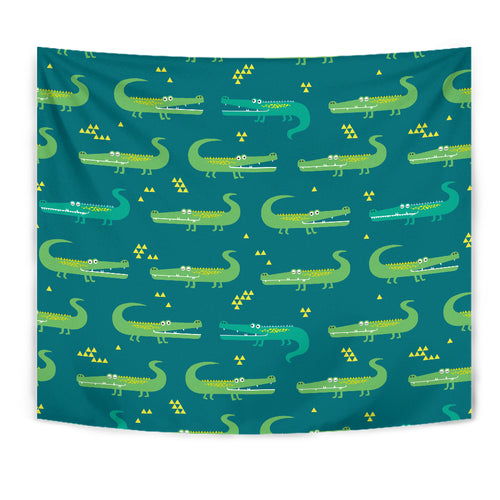 Crocodile Pattern Wall Tapestry