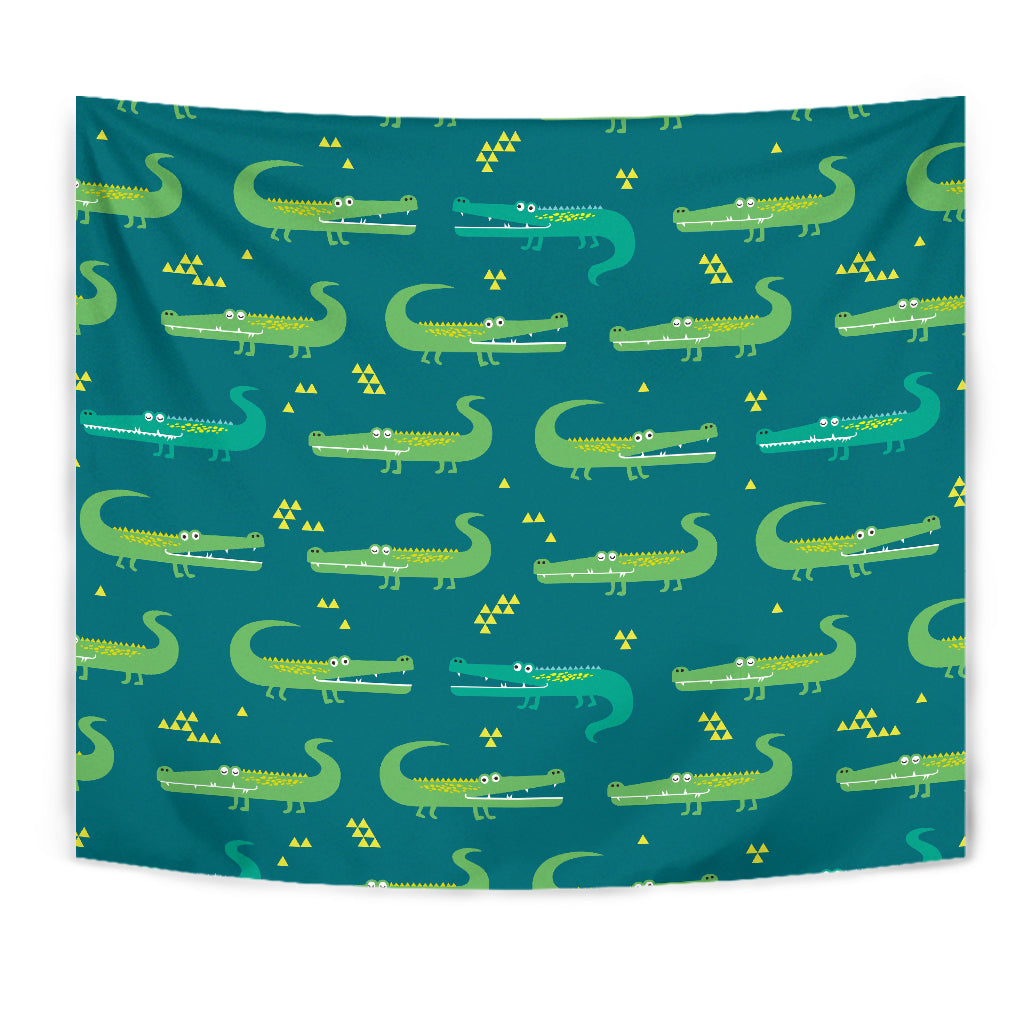 Crocodile Pattern Wall Tapestry