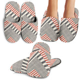 Zigzag Chevron Striped Pattern Slippers