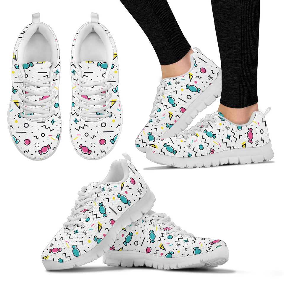 Candy Design Pattern Women'S Sneaker Shoes
