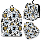 Lion Pattern Print Design 05 Backpack