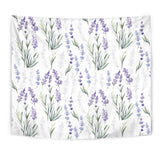 Hand Painting Watercolor Lavender Wall Tapestry