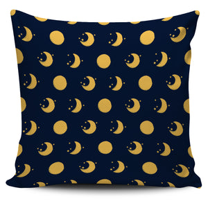 Moon Star Pattern Pillow Cover