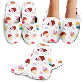 Cake Cupcake Design Pattern Slippers