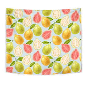 Guava Design Pattern Wall Tapestry