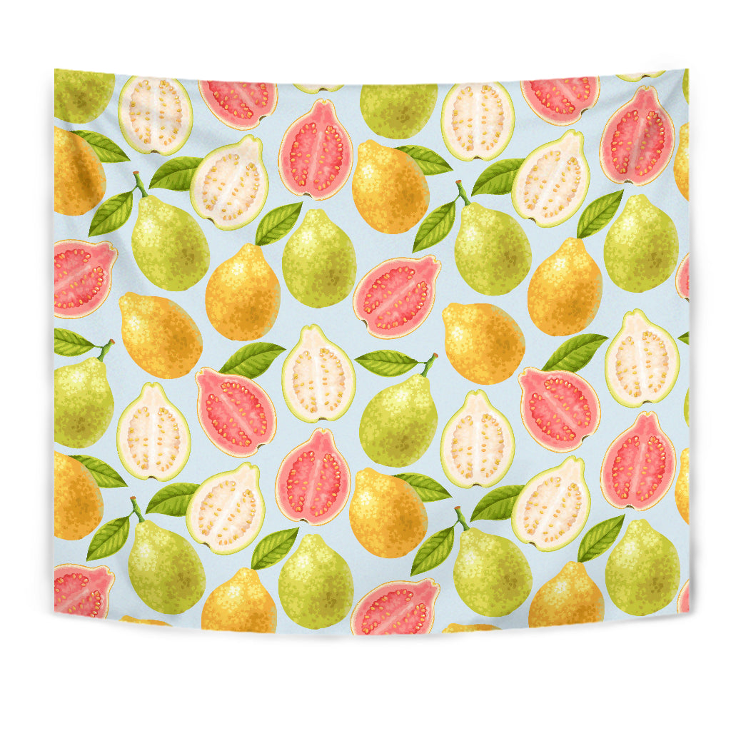 Guava Design Pattern Wall Tapestry