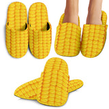 Corn Pattern Print Design 04 Slippers