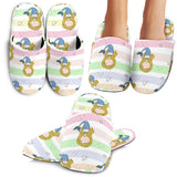 Cute Hand Drawn Mermaid Slippers
