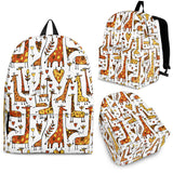 Giraffe Pattern Print Design 04 Backpack
