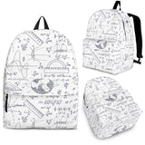 Math Pattern Print Design 03 Backpack