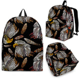 Eagle Pattern Print Design 05 Backpack