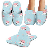 Cute Cow Flower Pattern Slippers