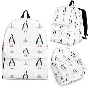 Penguin Pattern Backpack