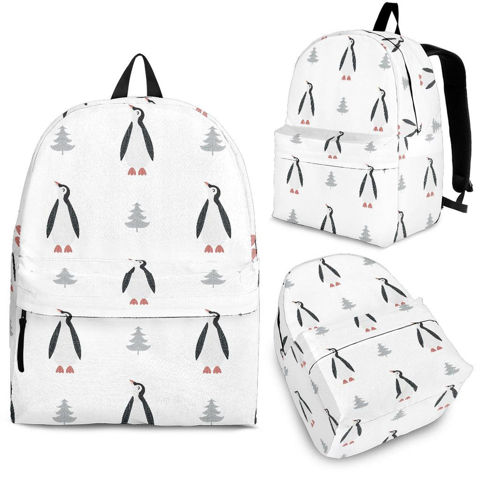 Penguin Pattern Backpack