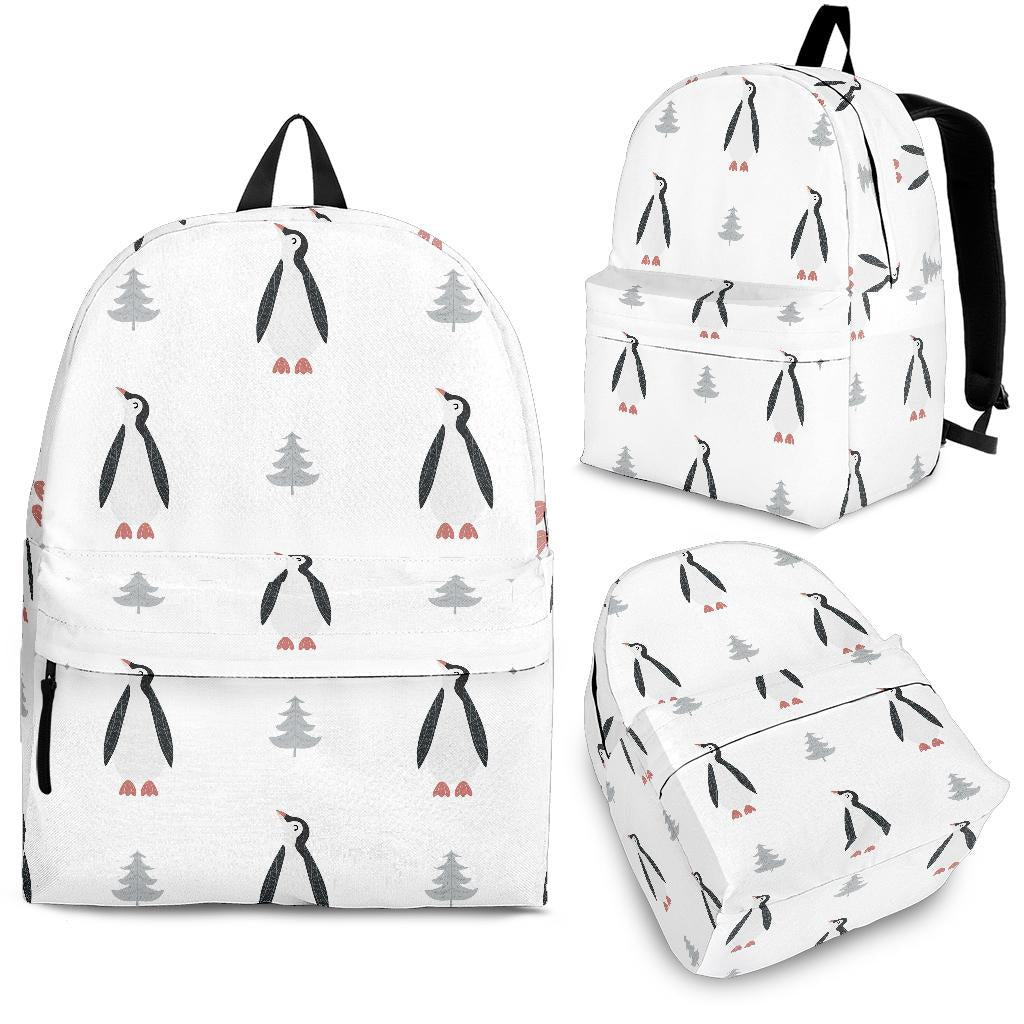 Penguin Pattern Backpack