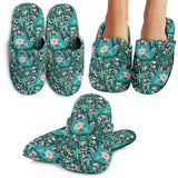 Elephants Jungle Pattern Slippers