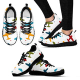 Airplane Star Cloud Colorful Women'S Sneaker Shoes
