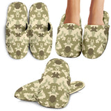 Light Green Camo Camouflage Pattern Slippers