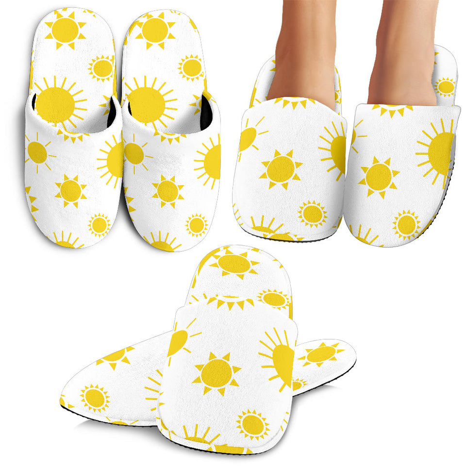 Sun Pattern Slippers